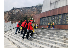 【阳光公益·庐江站】“文明祭祀寄哀思 环保鲜花送英魂”清明节祭扫活动