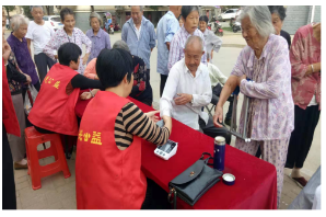 【阳光公益·庐江站】“便民社区，情满重阳”义诊义剪便民活动